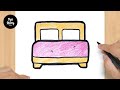 #589 How to Draw a Bed - Easy Drawing Tutorial