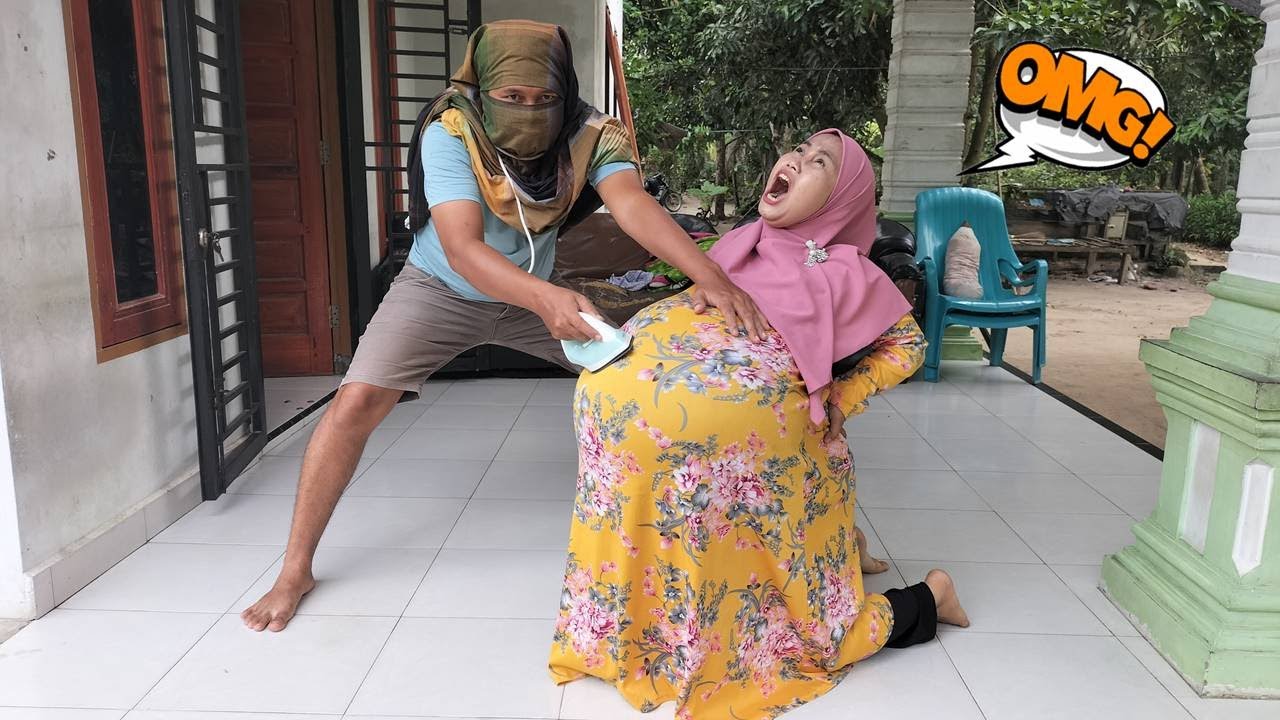 Drama Lucu 💢😱 Ibu Hamil Melahirkan Di Kerjain Culik Pakai Setrikaan