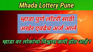 Mhada Lottery Pune 2023 | म्हाडा लॉटरीसाठी एकूण किती अर्ज आले | म्हाडावर लोकांचा विश्वास कमी होत आहे