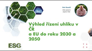 Výhled řízení uhlíku v ČR a EU do roku 2030 a 2050