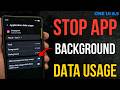How to Disable App Background Data on Samsung One UI 8.5