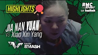 Résumé Saudi Smash : Jia Nan Yuan vs Xiao Xin Yang