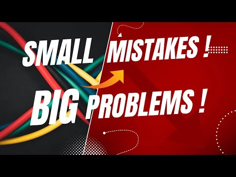 5 Small Electrical Mistakes That Can Cause BIG Problems ⚠️ | Electricians & Apprentices