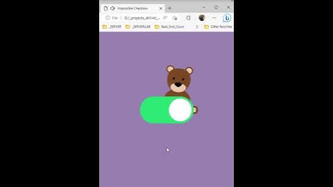 Impossible Checkbox #programming #websitedesign #html #css #js #shortsfeed #python #frontend#threejs