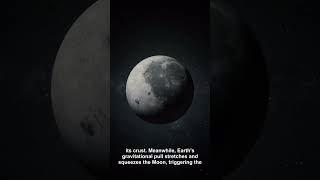 why the moon has "moonquakes" even though it has no tectonic plates