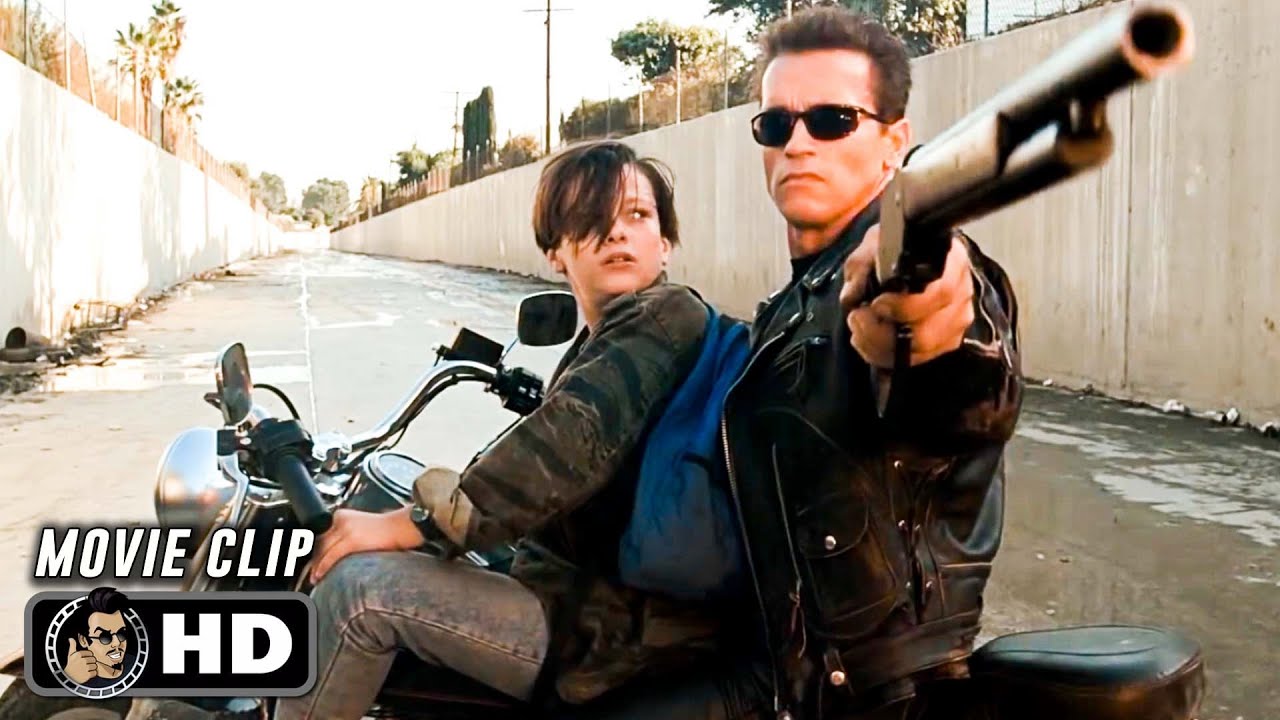 TERMINATOR 2 Clip   Truck Chase 1991 Arnold Schwarzenegger