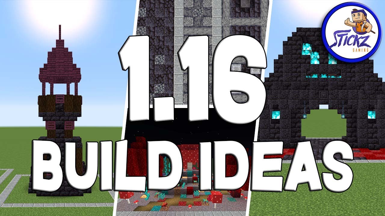 1.16 NETHER Update MINECRAFT Build Ideas for your Survival