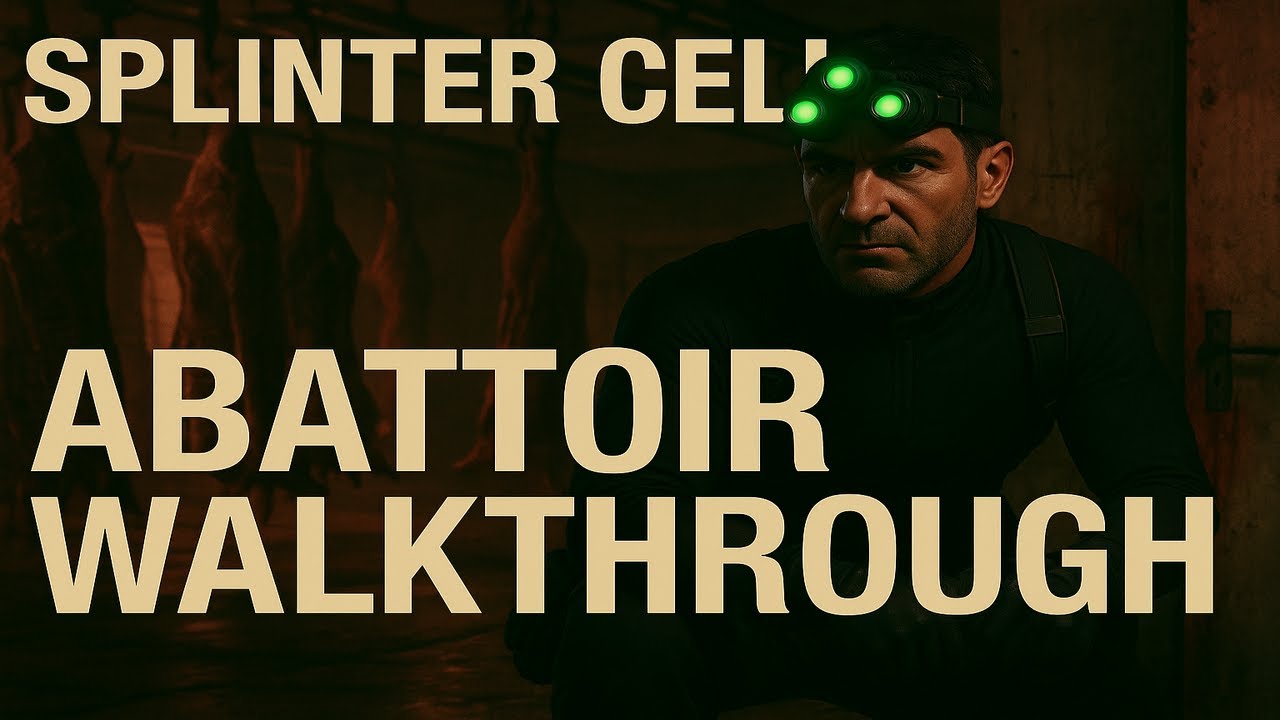 Splinter Cell (2002) Walkthrough – Abattoir | Full Stealth Run | No Kills, No Alarms