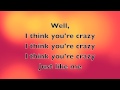 Crazy- Gnarls Barkley Lyrics (HD)