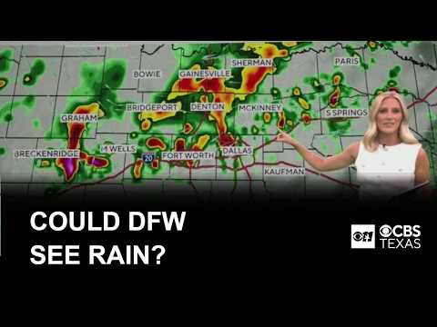 DFW may see rain Thursday evening
