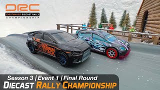 2022 Diecast Rally Car Racing FINAL Round  DRC Season 3 Event 1