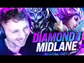 I GOT TO DIAMOND 1 IN MID LANE!?!?  | Sanchovies