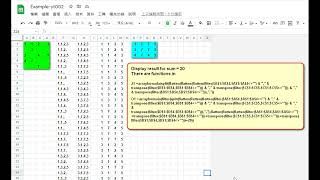 Google Sheet Examples Video 02 - Create conditional combinations from 2,3,4 sets of data