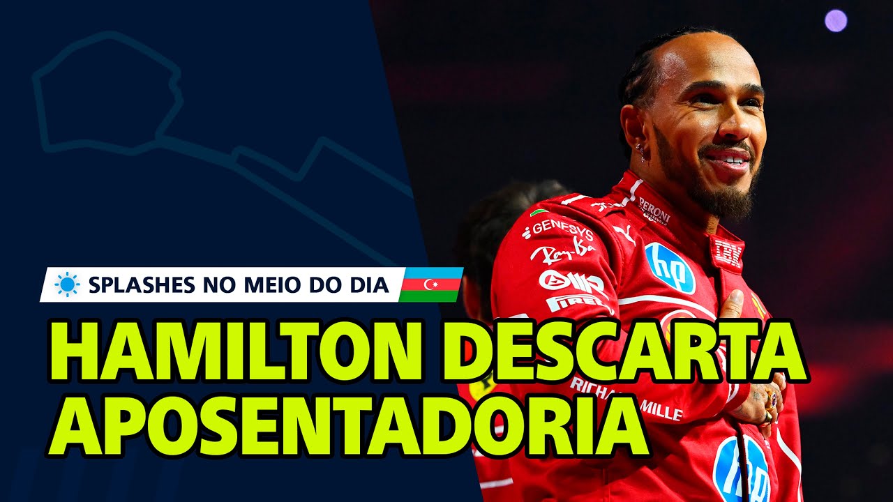 Lewis Hamilton descarta aposentadoria e diz - Fico até os 50 anos de Fernando Alonso. #f1 #formula1