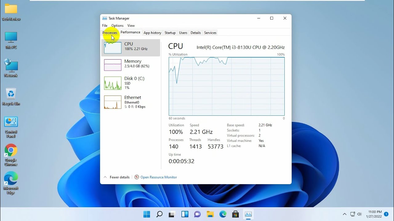 Disk Column Missing from Task Manager Windows 11/10/8/7? [Fixed