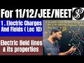 Lec 10 Electric Lines Of Force And Its Properties | 1. Electric Charges And Fields