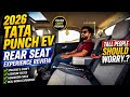 Tata PUNCH EV Rear Seat Experience Should you Worry 🤔🔥🔥🚀 @tata.evofficial #tatapunchev