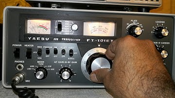 Yaesu FT-101EX HF Transceiver - A blast from the Past - A Hybrid High Frequency SSB Transceiver