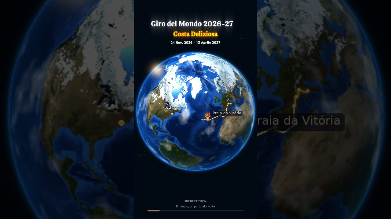 Anteprima video: 🌍 Il mondo, un porto alla volta - Giro del MOndo 2026-27