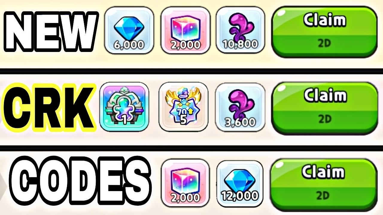 🔥 Latest🔥COOKIE RUN KINGDOM CODES | NEW CRK CODE 2026 | Codes New ...