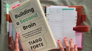 Franklin Covey Classic Planner & Building a Second Brain