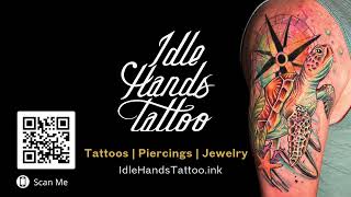 Custom tattoos, safe piercings, expert artists in Knoxville TN - Idle Hands Tattoo. Book today! screenshot 3