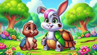 🌟✨ The Clever Tortoise and the Playful Hare 🐢🐇 | A Magical Friendship Tale for Kids 🌈