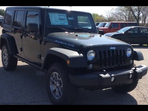 2014 Jeep Wrangler Unlimited 4WD 4dr Rubicon | Black | Four-Door Jeep -  YouTube
