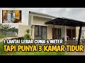 Layoutnya cakep rumah lebar 6 meter tapi punya 3 kamar tidur mutiara gading city mgc