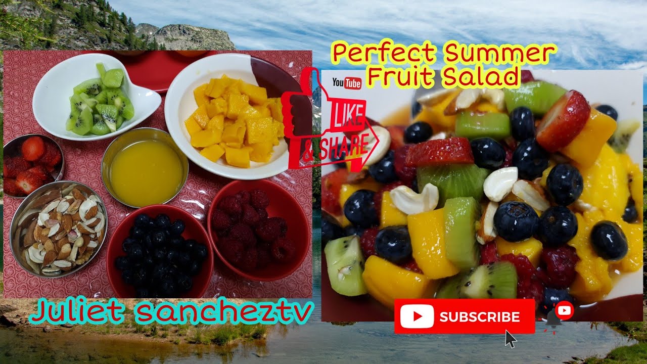 Orange Honey Rainbow Fruit Salad + Video - TSRI