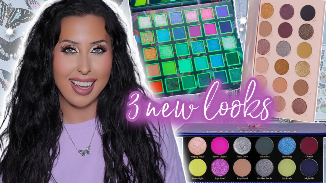 3 LOOKS with 3 PALETTES NEW INDIE PALETTES 2023 Glaminatrix
