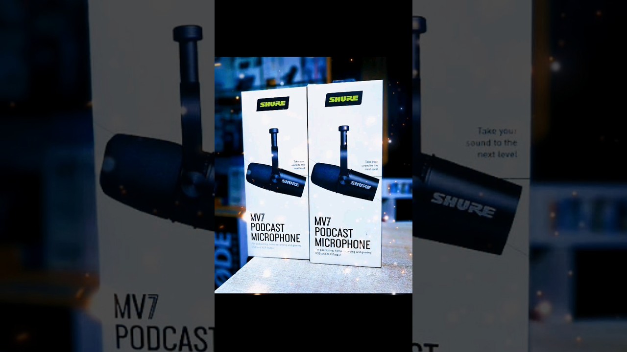 SHURE MV7 PODCAST MICROPHONE 