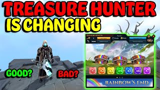 Jagex Are Changing Treasure Hunter.