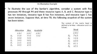 OS Deadlocks - Deadlock Avoidance   Banker's Algorithm and Resource Allocation Algorithm