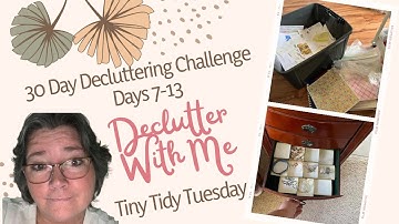 Decluttering Challenge Days 7-13 | Declutter With Me 2023 | Tiny Tidy Tuesday EP 21