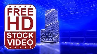 Free Stock Videos - abstract blue hi-tech digital technology business background screenshot 4
