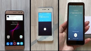 ZTE Blade A5 Pro vs V7 Lite vs L8 Incoming call