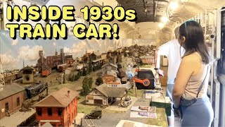 Model Railroad Inside 1930s Train Car