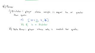 Introduction to Weighted Voting