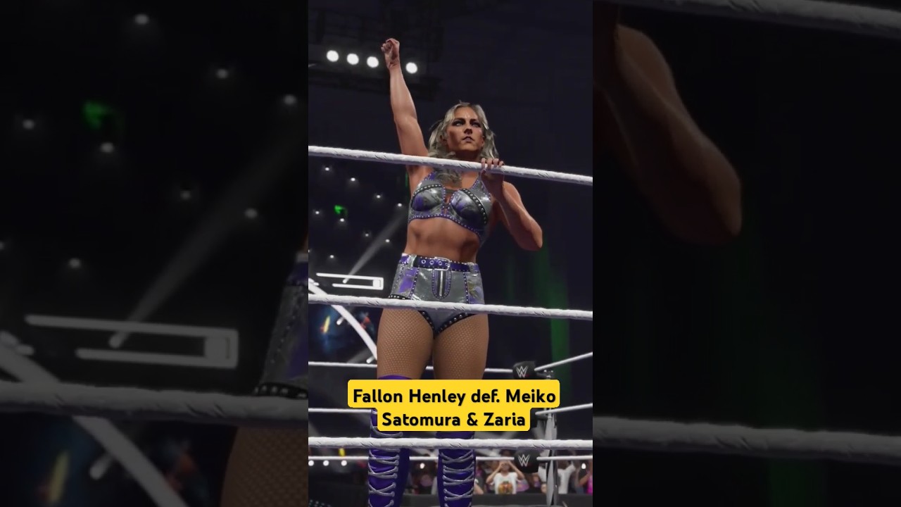 Fallon Henley def. Meiko Satomura & Zaria And Qualified to NXT MITB Match 