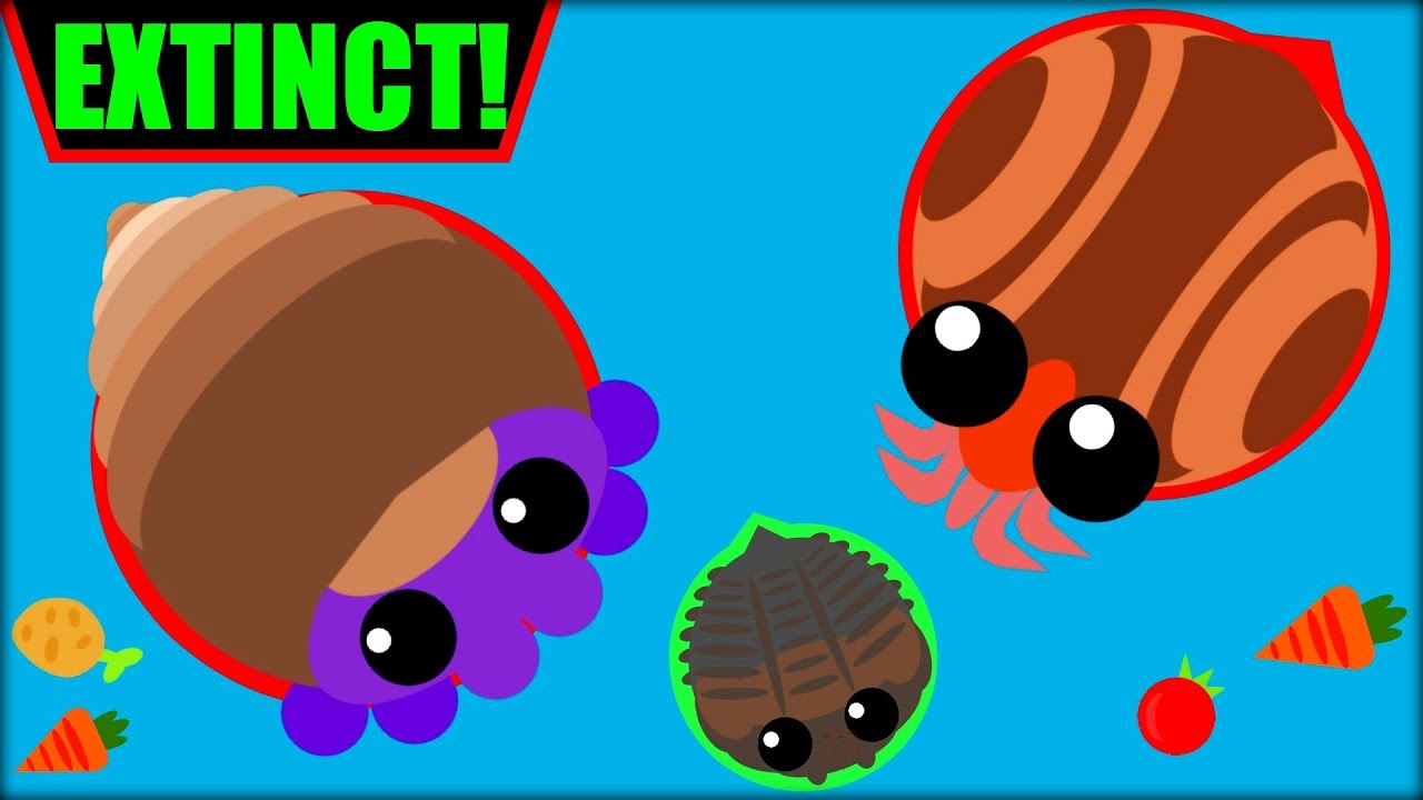 MOPE.IO PREHISTORIC OCEAN BIOME ALL EXTINCT ANIMAL IDEAS MOPE.IO