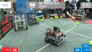 VEX Worlds 2016 - VEX U - Research - QF 2-3 (NAR) 178 vs 262 (CSUN)