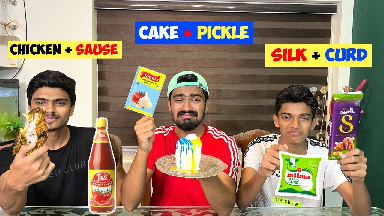 Weird Combination Food Eating Challenge🤣🔥With My Brothers 🤩