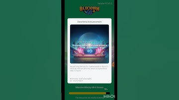 😍Server Maintenance in BlockmanGo||Region update removed?#blockmango #trending #shorts #ytshorts