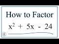 Factoring Quadratic Equations Concepts