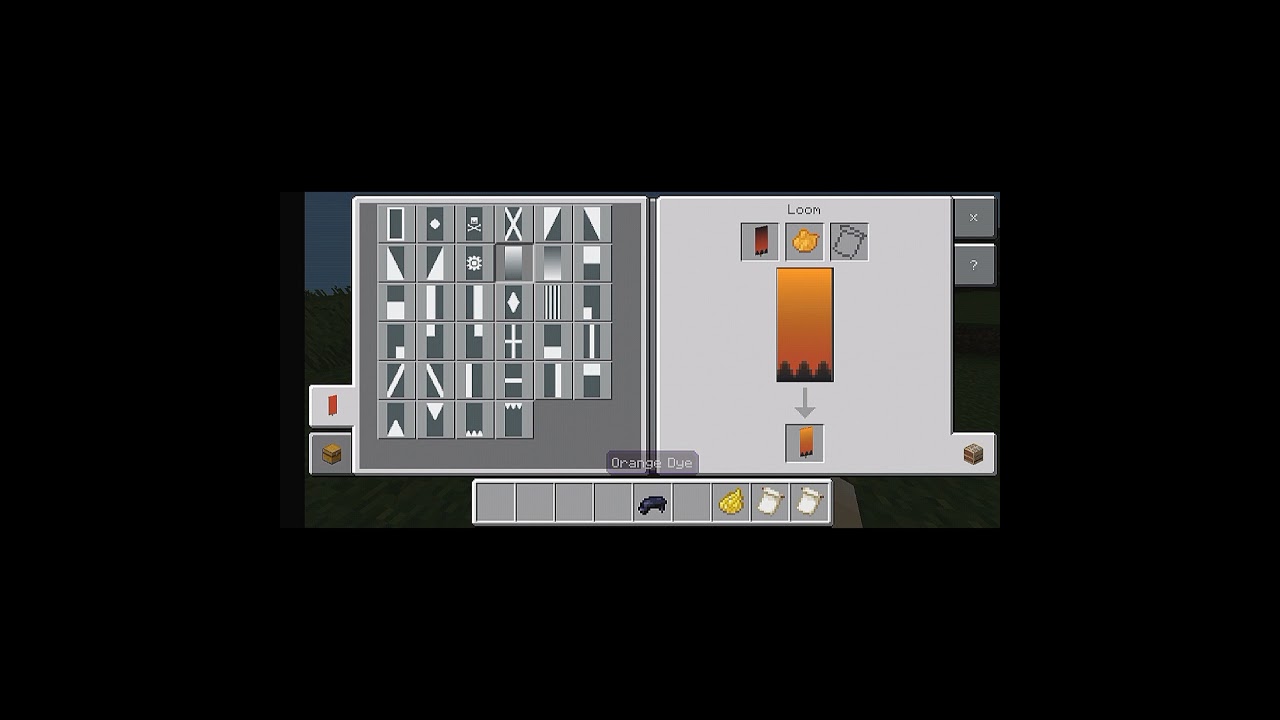 Minecraft new fire shull banner design 