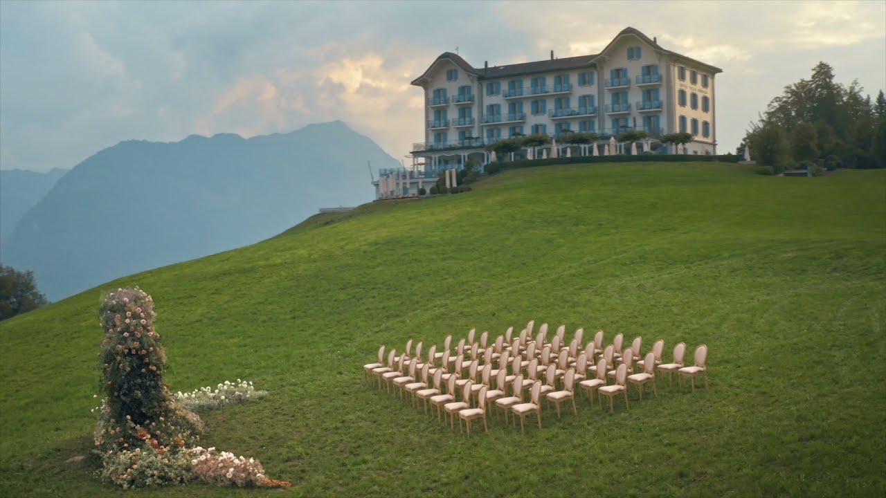Wedding | set-up at Lake Lucerne Region, Switzerland.