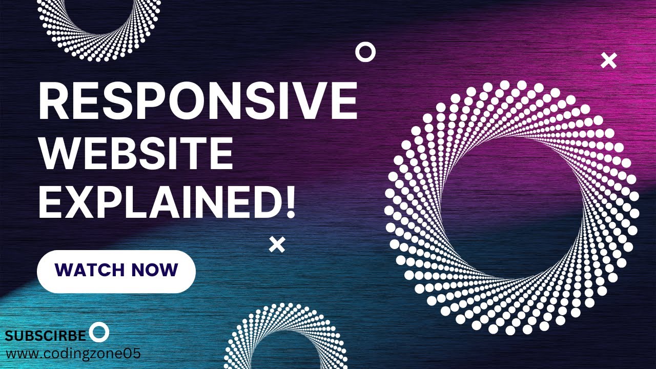 Responsive Website Design Explained With Practical Example || [Hindi ...