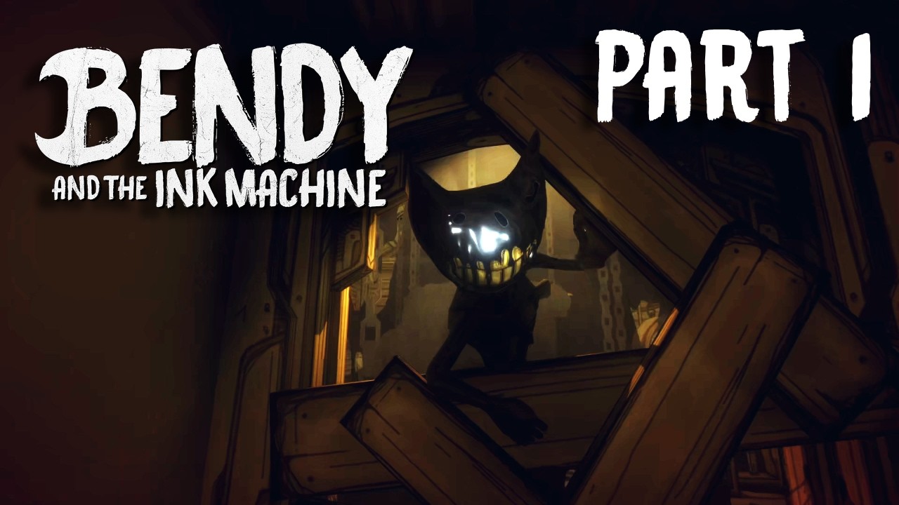 HEREEEE'S BENDY!!! | #bendyandtheinkmachine | Part 1