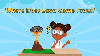 Where Does Lava Come From? | Fun Facts For Kids | Volcano Facts |Facts For Kids | Volcanoes for kids